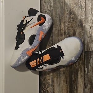 Nike Paul George PG 6 Fluoro White Crimson Bliss Sneakers